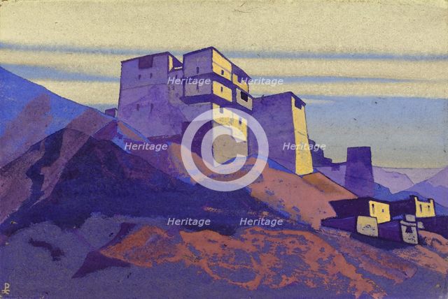 The Thakurs Castle. Gundla, 1936. Creator: Nicholas Roerich.