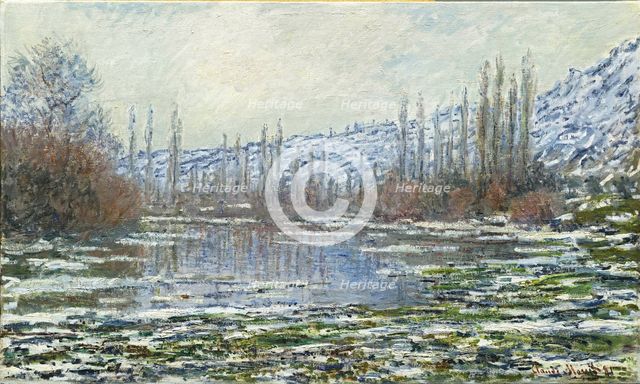 The Thaw at Vétheuil, 1880.