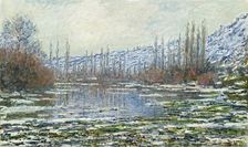 The Thaw at Vétheuil, 1880. Creator: Claude Monet