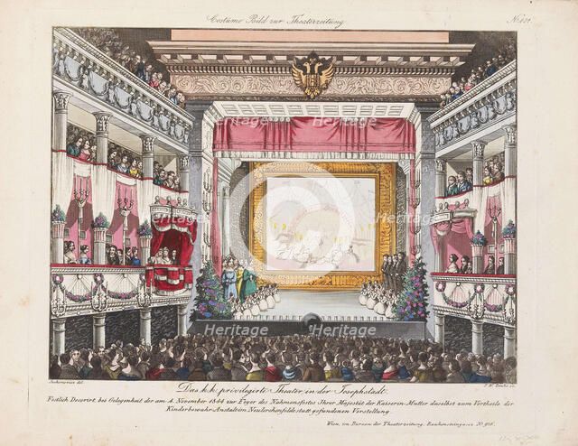 The Theater in der Josefstadt, 1844. Creator: Anonymous.