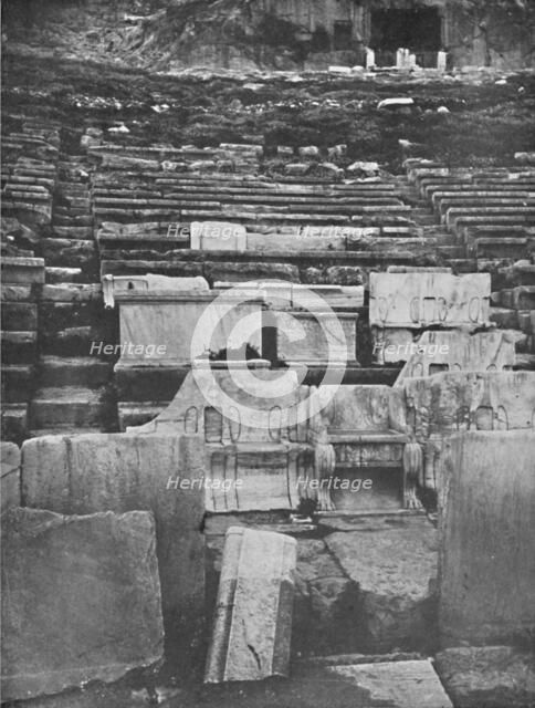 'The Theater of Dionysus, Athens', 1913. Artist: Unknown.