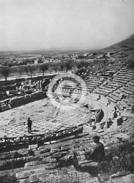 'The Theater of Dionysus on the southern slope of Acropolis', 1913. Artist: Unknown.