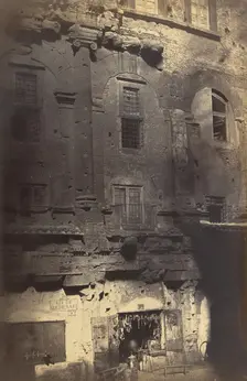 The Theater of Marcellus, from the Piazza Montanara, by 1858. Creator: Robert MacPherson