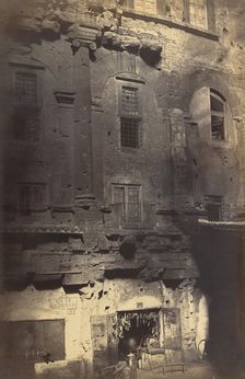 The Theater of Marcellus, from the Piazza Montanara, by 1858. Creator: Robert MacPherson