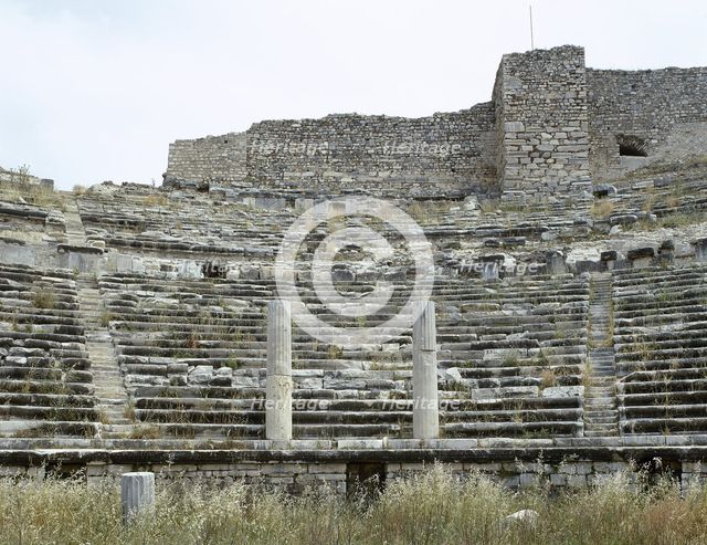The Theatre: Cavea and orchestra, Miletus, Anatolia, Turkey, 300-133 BC (1999). Creator: Unknown.