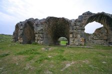 The theatre at Chemtou, Tunisia. Creator: Samuel Magal