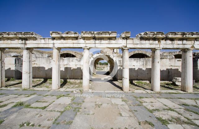 The theatre at Aphrodisias, Turkey. Artist: Samuel Magal