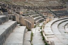 The theatre at Bulla Regia, Tunisia. Creator: Samuel Magal