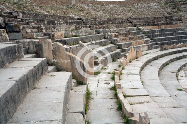The theatre at Bulla Regia, Tunisia. Creator: Samuel Magal.