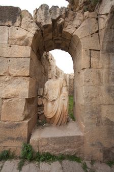 The theatre at Bulla Regia, Tunisia. Creator: Samuel Magal