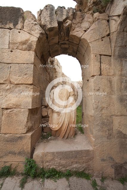 The theatre at Bulla Regia, Tunisia. Creator: Samuel Magal.