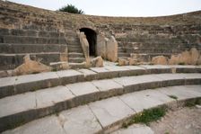 The theatre at Bulla Regia, Tunisia. Creator: Samuel Magal