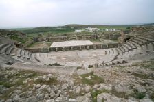 The theatre at Bulla Regia, Tunisia. Creator: Samuel Magal