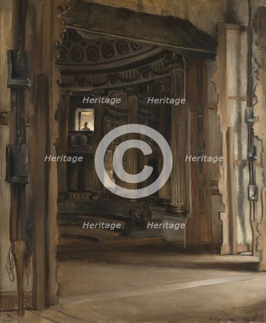 The Theatre at Gripsholm, late 19th-early 20th century. Creator: Gustaf Cederström.