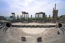 The theatre at Dougga (Thugga), Tunisia. Creator: Samuel Magal