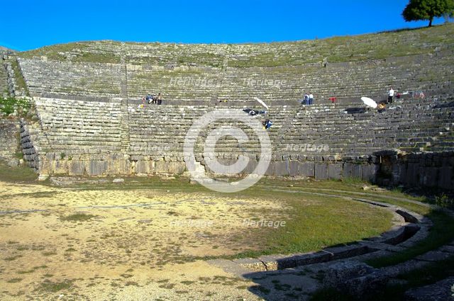 The theatre at Dodona, Greece. Creator: Samuel Magal.