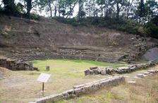 The theatre at Megalopolis, Greece. Creator: Samuel Magal