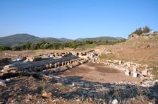 The theatre at Messene, Greece. Creator: Samuel Magal
