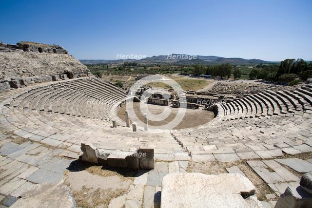 The Theatre at Miletus, Turkey. Creator: Samuel Magal.