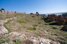 The theatre at Nikopolis, Greece. Creator: Samuel Magal