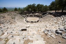 The theatre at Priene, Turkey. Creator: Samuel Magal