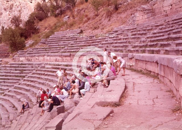 The Theatre, Delphi, Greece, c1955. Creator: Arthur Charles Kirby Ware.