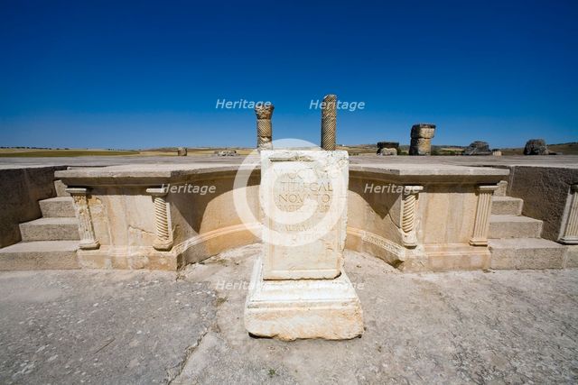 The theatre in Segobriga, Spain, 2007. Creator: Samuel Magal.