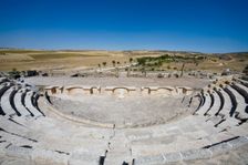 The theatre in Segobriga, Spain, 2007. Creator: Samuel Magal