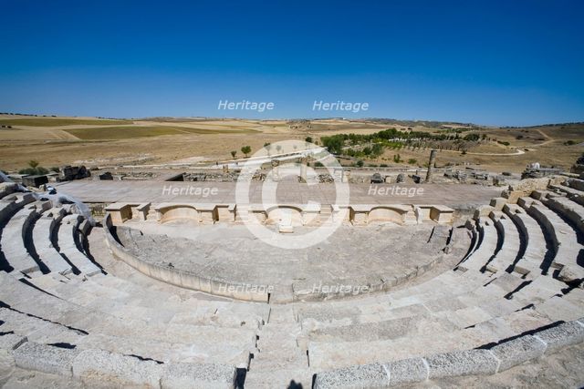 The theatre in Segobriga, Spain, 2007. Creator: Samuel Magal.