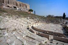 The Theatre of Dionysus, The Acropolis, Athens, Greece. Creator: Samuel Magal