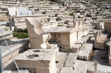 The Theatre of Dionysus, The Acropolis, Athens, Greece. Creator: Samuel Magal