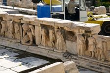 The Theatre of Dionysus, The Acropolis, Athens, Greece. Creator: Samuel Magal