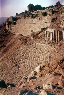 The Theatre, Pergamon, Turkey, c1955. Creator: Arthur Charles Kirby Ware