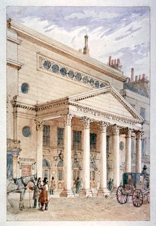 The Theatre Royal, Haymarket, Westminster, London, c1840. Artist: James Findlay
