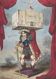 The Theatrical Atlas, May 7, 1814., May 7, 1814. Creator: George Cruikshank