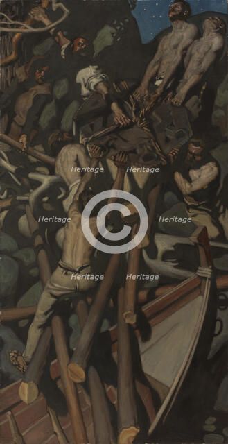 The Theft of the Sampo, 1905. Creator: Akseli Gallen-Kallela.