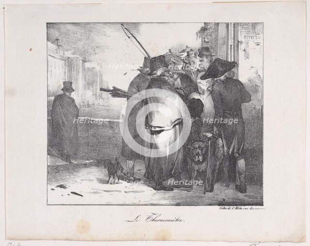 The Thermometer, 1823. Creator: Alexandre Gabriel Decamps.