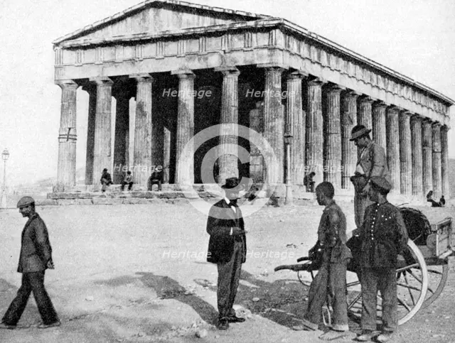 The Theseum at Athens, Greece, 1922.Artist: Keystone