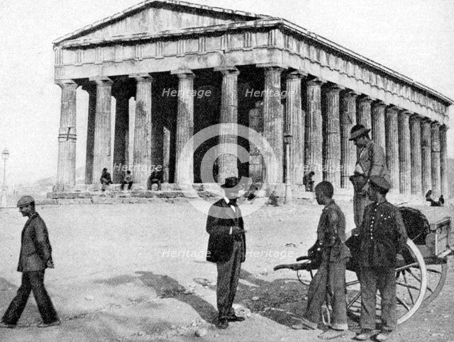 The Theseum at Athens, Greece, 1922.Artist: Keystone