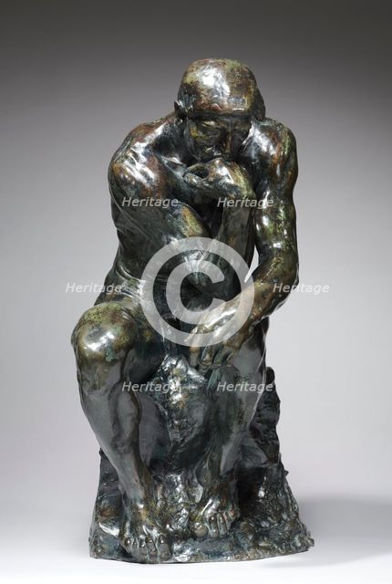 The Thinker, c. 1880. Creator: Auguste Rodin (French, 1840-1917).