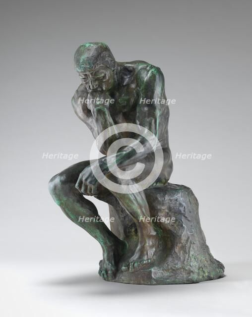 The Thinker (Le Penseur), model 1880, cast 1901. Creator: Auguste Rodin.