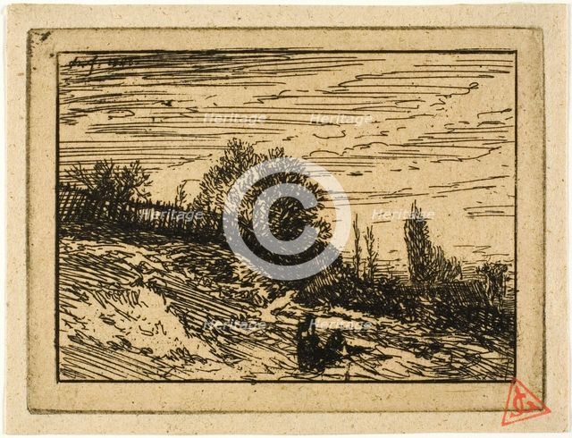 The Thicket, 1846. Creator: Charles Emile Jacque.