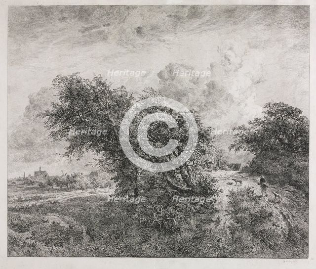 The Thicket, 1855. Creator: Charles François Daubigny (French, 1817-1878).