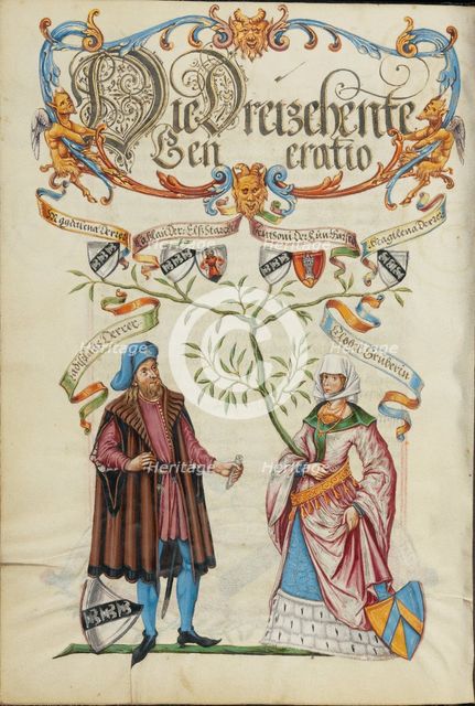 The Thirteenth Generation, Lasslau Derrer, about 1626-1711. Creator: Unknown.