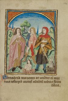 The Thirteenth Sign before the Day of Judgment; Illustrated Vita Christi..., about 1480-1490. Creator: Unknown