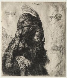 The Third Oriental Head, 1635. Creator: Rembrandt van Rijn (Dutch, 1606-1669); Anonymous, and