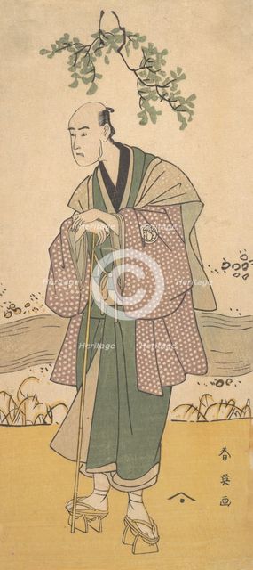 The Third Bando Hikosaburo as a Man Standing on the Bank of a River, ca. 1793. Creator: Katsukawa Shun'ei.