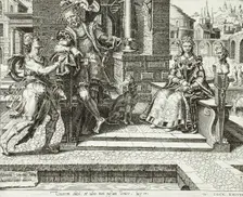The Third Excuse: the Man who Married a Wife, 1559. Creator: Dirck Volkertsen Coornhert