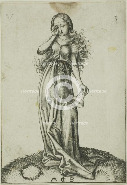 The Third Foolish Virgin, n.d. Creator: Martin Schongauer.