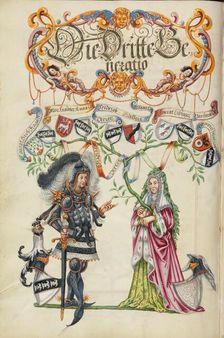 The Third Generation, Friedrich Derrer; Genealogy of the Derrer Family, about 1626-1711. Creator: Unknown
